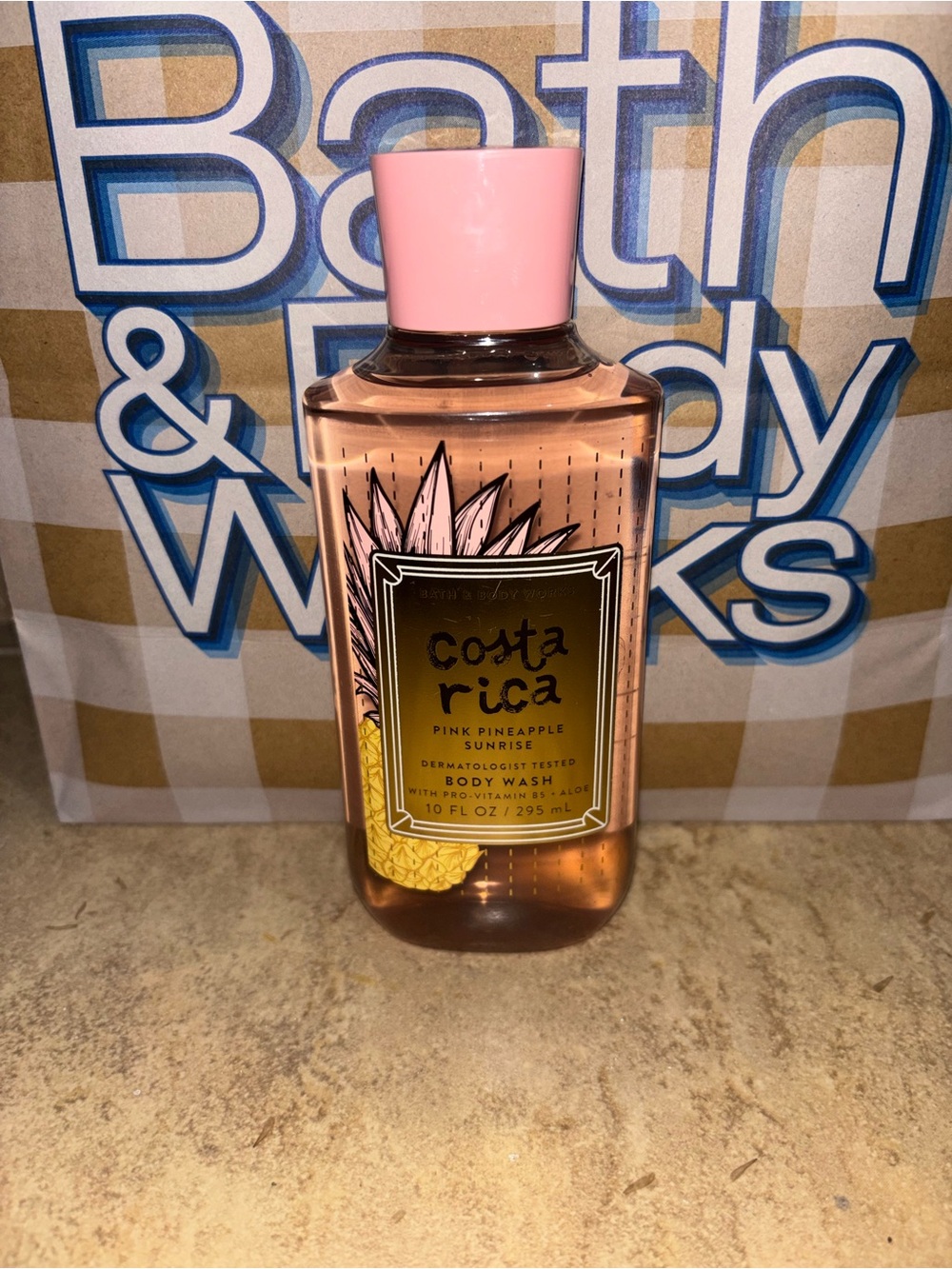 Bath & Body Works Pink Costa Rica Pink Pineapple Sunrise Body Wash